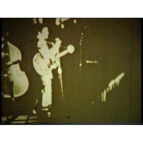 193 - A film of Elvis Presley in concert 1957/58, a spool of 8mm film of Elvis Presley performing on Tour ... 