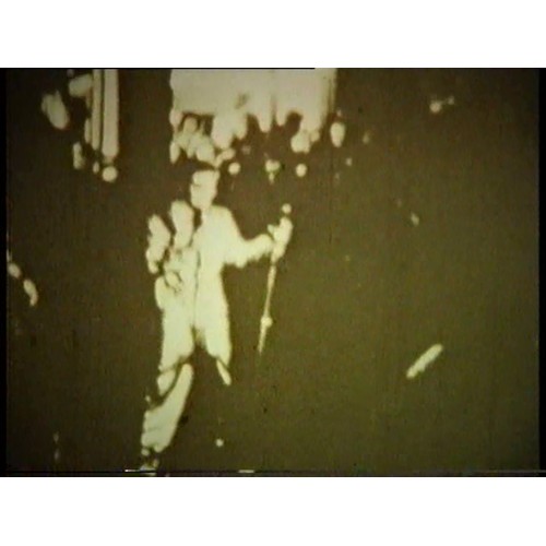 193 - A film of Elvis Presley in concert 1957/58, a spool of 8mm film of Elvis Presley performing on Tour ... 