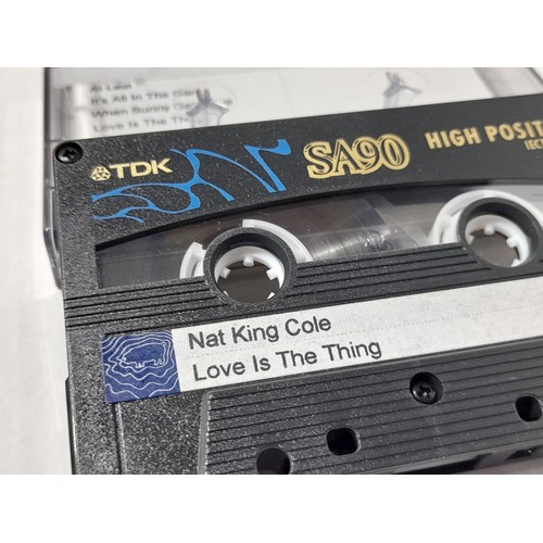 198 - Nat King Cole Love Is The Thing cassette with Hog Hill Mill studio inlay card and label