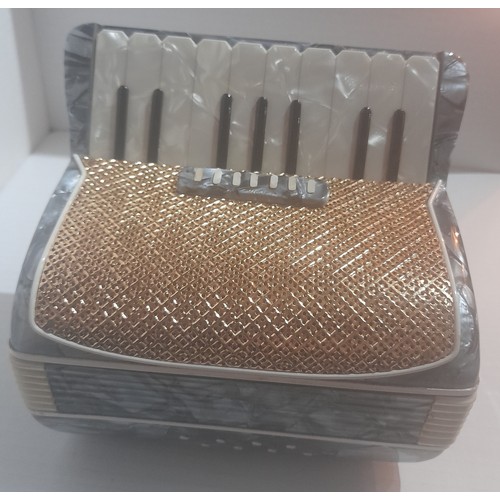 202 - An accordion cigarette case and silver dish formerly the property of Beatles Recording Engineer Geof... 