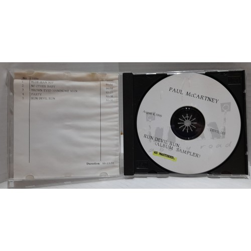 237 - A collection of four Paul McCartney Run Devil Run era Abbey Road Acetate CD’s DEVIL 1, DEVIL 2, DEVI... 