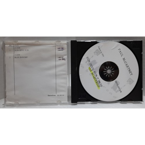 237 - A collection of four Paul McCartney Run Devil Run era Abbey Road Acetate CD’s DEVIL 1, DEVIL 2, DEVI... 