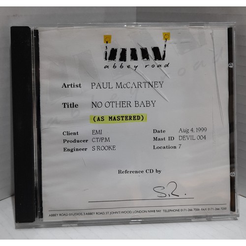 237 - A collection of four Paul McCartney Run Devil Run era Abbey Road Acetate CD’s DEVIL 1, DEVIL 2, DEVI... 