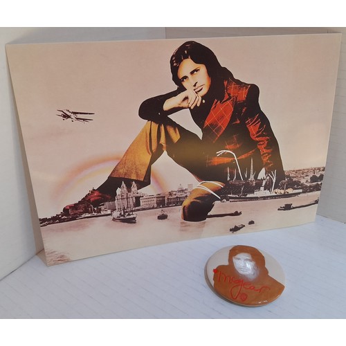 252 - Mike McCartney McGear promotional album in special folder includes poster, postcard and badge issued... 