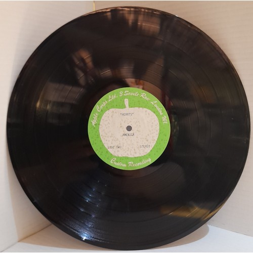 253 - America Hearts Album Apple Custom Label two sided test pressing. Album was release in 1975 and produ... 