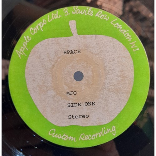 257 - Modern Jazz Quartet Space Side One Stereo Apple Custom Label 12” test pressing, album was released 1... 