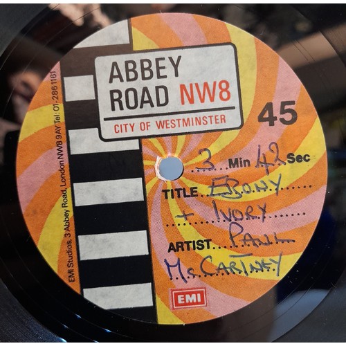 299 - Abbey Road Studios 10” double sided Acetate for Paul McCartney Ebony & Ivory 3.42 and Rainclouds & S... 