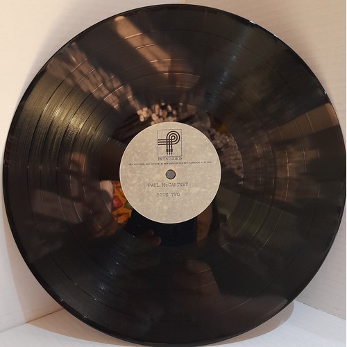 301 - Two PRT Studios 12” Acetates for Paul McCartney Tug Of War LP, labels just say Paul McCartney Side O... 