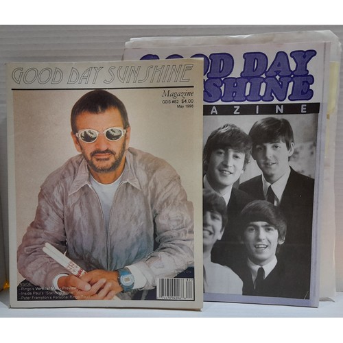 307 - Three original copies Beatles monthlies issues 10.13 & 14, Two Copies of Good Day Sunshine Magazine ... 