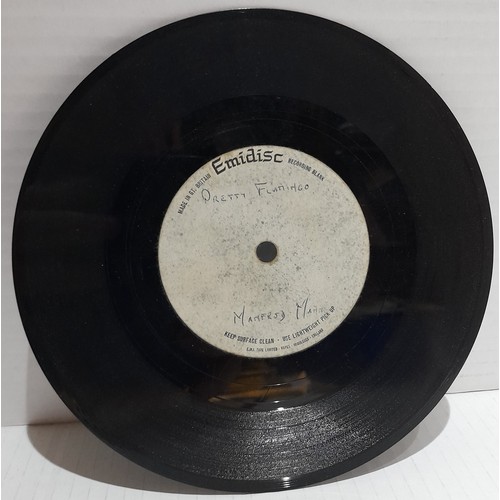 315 - Collection of nine Emidisc white label acetates including Manfred Man Pretty Flamingo, Paul Jones Co... 