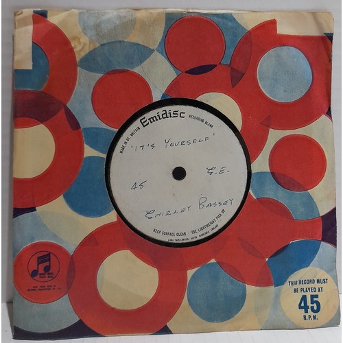 315 - Collection of nine Emidisc white label acetates including Manfred Man Pretty Flamingo, Paul Jones Co... 