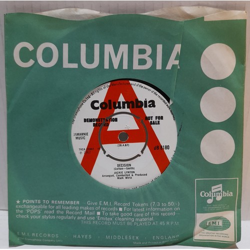 346 - Collection of A label Demo Singles for Columbia and Parlophone including Mike Sedgewick R5694, Kippi... 