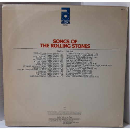 348 - Three ABKCO records promotional albums MPD-1 Songs Of The Rolling Stones MPD-2 Songs Of Sam Cooke MP... 