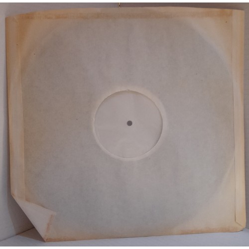 363 - Split Enz two sided white label test pressing for 3 track 12” single and Air Studio’s Reel-to-Reel t... 