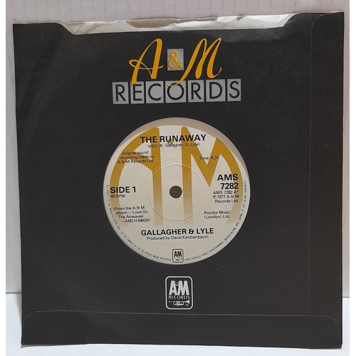 365 - 180+ 7” singles many promotional copies including the following record labels Capitol, Epic, Powertr... 