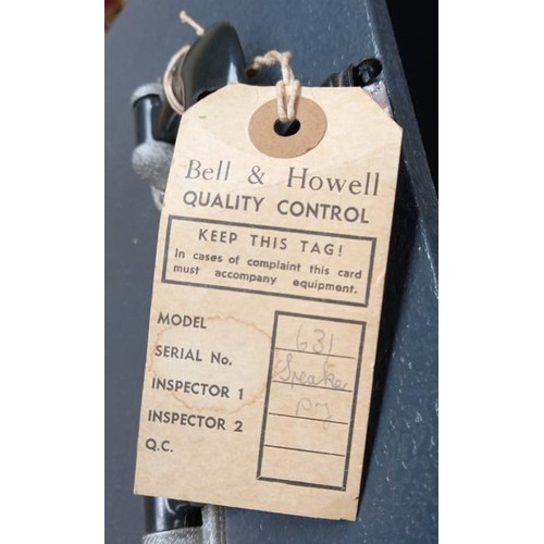 388 - Bell & Howell Phase 50 cycle Transformer with Bell & Howell Model 640 Filmosound projector and Bell ... 