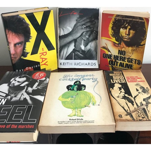 194 - VOLUMES INCLUDING ROLLING STONES, JOHN PEEL AND BEATLES, ETC.