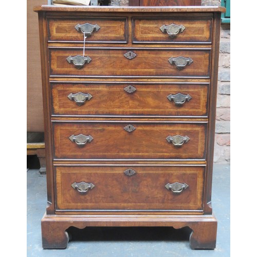 218 - 20th century inlaid mahogany media cabinet. Approximately. 98cm H x 71cm W x 49cm D