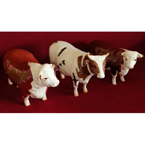 214 - BESWICK GLAZED CERAMIC CH. OF CHAMPIONS HEREFORD BULL, BESWICK GLAZED CERAMIC CH. OF CHAMPIONS HEREF... 