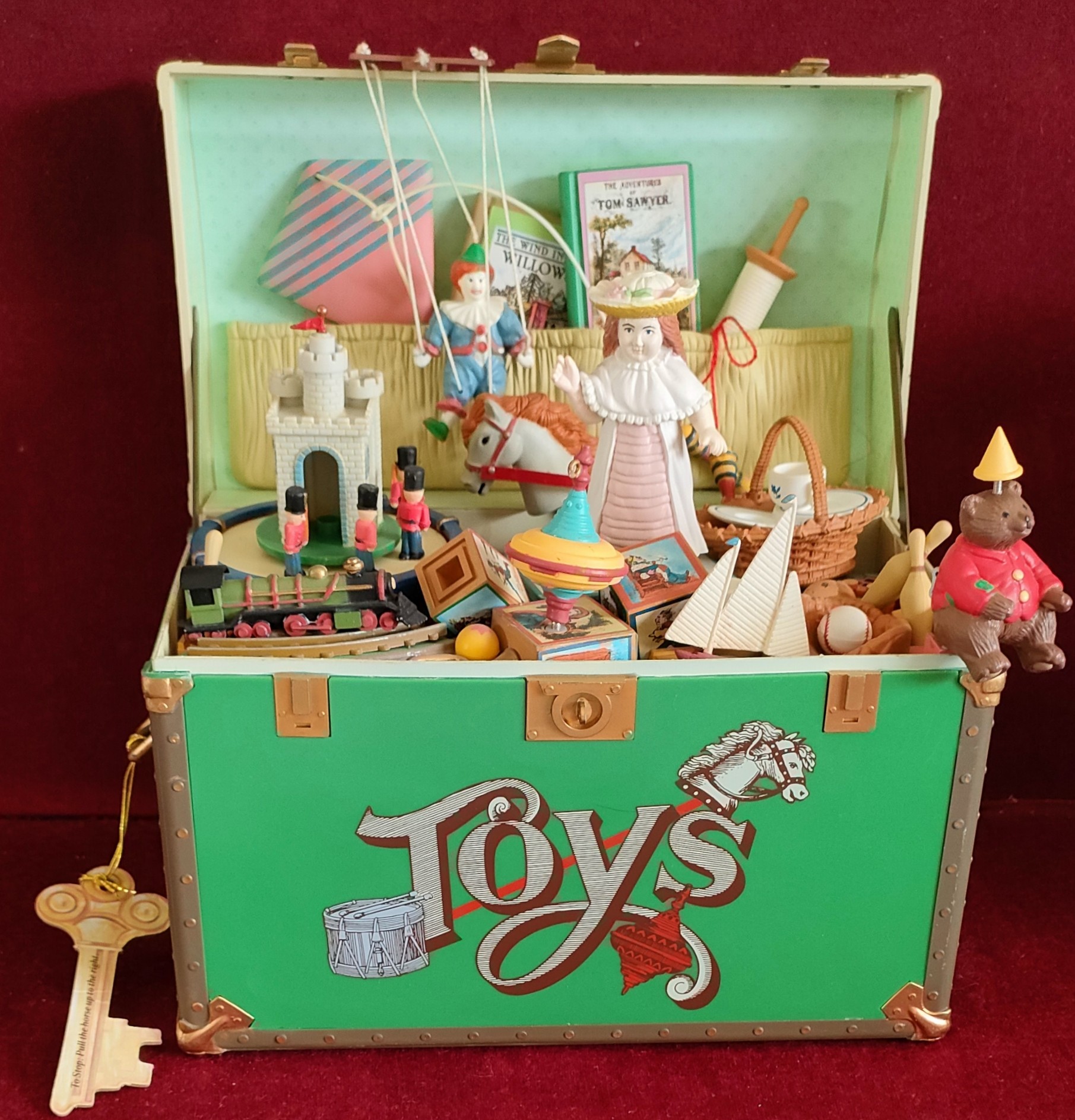 ENESCO "TOY SYMPHONY" MUSICAL TOY BOX.