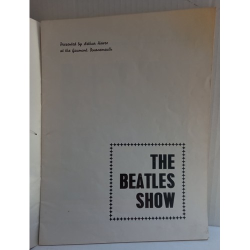 19 - The Beatles Bournemouth Gaumont Theatre 19th to 24th August 1963 Concert Programme