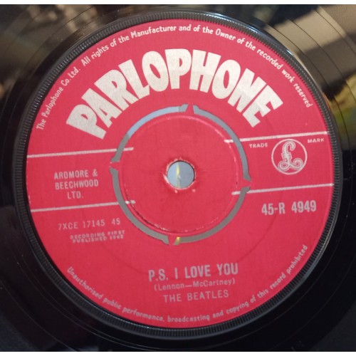 21 - The Beatles Love Me Do-PS I Love You 45-R4949 7” Red Label single