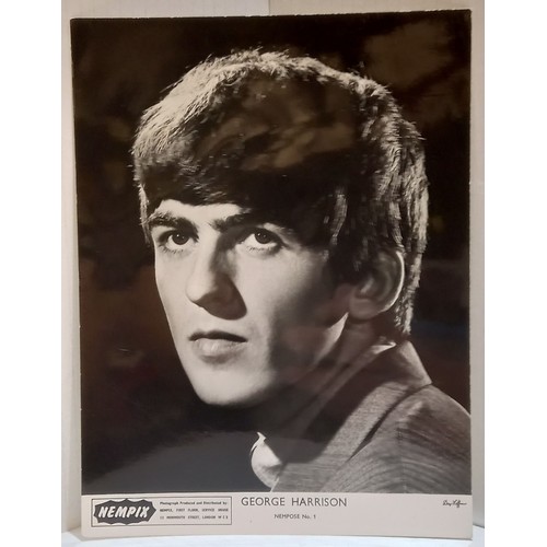 35 - The Beatles NEMPIX sales leaflet complete with order form, with six original Beatles NEMPIXs