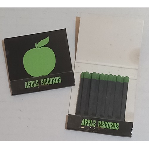 52 - Two Apple Records Match Boxes with 54 St James Street address