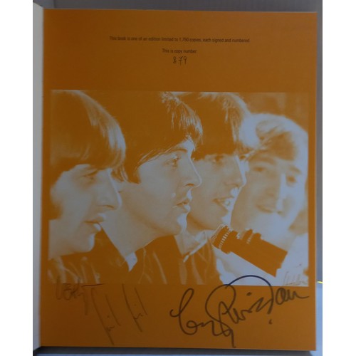 75 - The Beatles In Germany Genesis Publication book by Gunter Zint limited edition 879/1750 signed by To... 