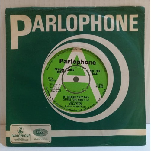 107 - Two Cilla Black Parlophone A Label singles Dont Answer Me and If I Thought You’d Ever Change Your Mi... 