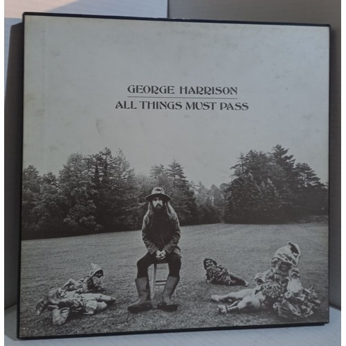 345 - Collection of Eight albums by George Harrison and Ringo Starr including Somewhere In England, Thirty... 