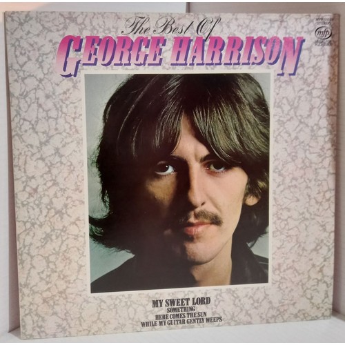 345 - Collection of Eight albums by George Harrison and Ringo Starr including Somewhere In England, Thirty... 