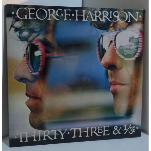 345 - Collection of Eight albums by George Harrison and Ringo Starr including Somewhere In England, Thirty... 