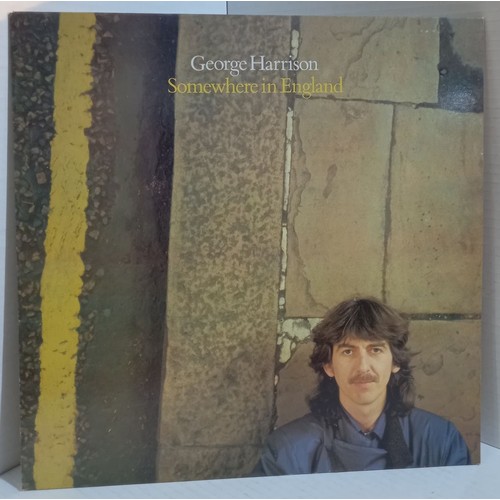 345 - Collection of Eight albums by George Harrison and Ringo Starr including Somewhere In England, Thirty... 