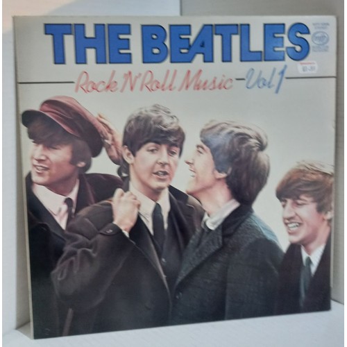 348 - Eighteen Beatles vinyls including Flowers of Liverpool A Tribute To The Beatles, Rock’n’Roll Vol 1 a... 