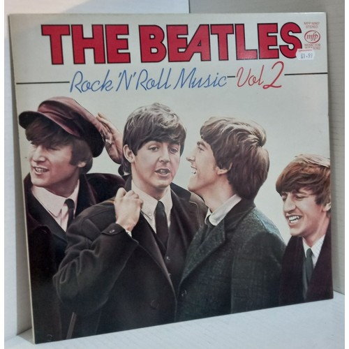 348 - Eighteen Beatles vinyls including Flowers of Liverpool A Tribute To The Beatles, Rock’n’Roll Vol 1 a... 