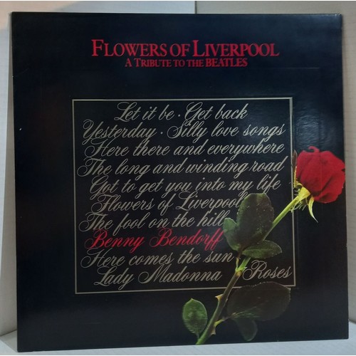 348 - Eighteen Beatles vinyls including Flowers of Liverpool A Tribute To The Beatles, Rock’n’Roll Vol 1 a... 