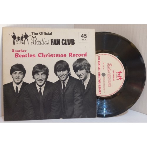 358 - The Beatles Christmas Flexi Disc for 1964 and 1965 missing newsletters