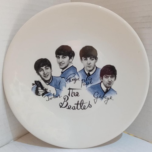 366 - The Beatles Washington Pottery Plate UK c1964