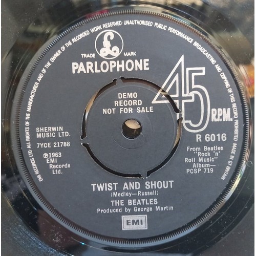 59 - The Beatles Twist and Shout-Back In The USSR R6016 UK Demo Record Not For Sale Label