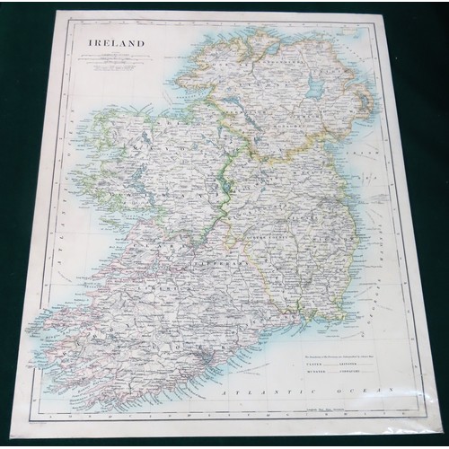 101 - Unframed map of Ireland. Approx. 45 x 35cm