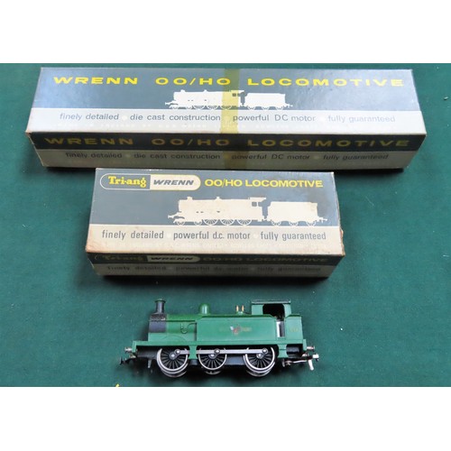 302 - Three various OO Wrenn tank locomotives, two are boxed