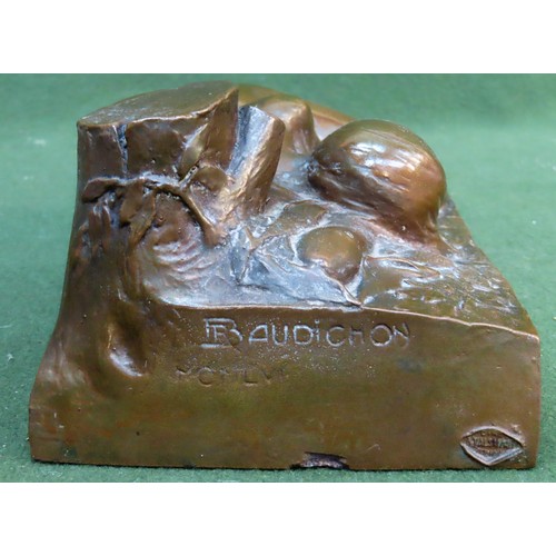 266 - 20th century resin figure of a sleeping girl. Approx. 10cm H x 33cm W x 14cm D