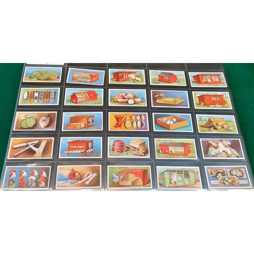 2 - Three sets of Ogdens Poultry cards