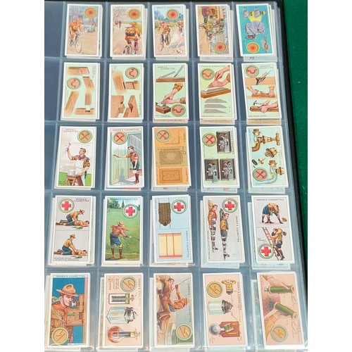25 - Two sets of Ogdens Boy Scouts cards