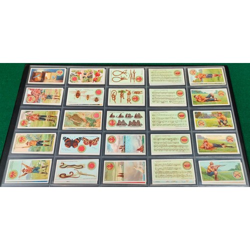 25 - Two sets of Ogdens Boy Scouts cards