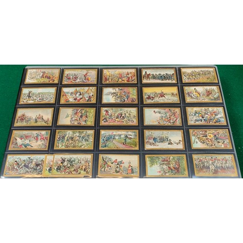 27 - Set of American Tobacco Battle Scenes cards