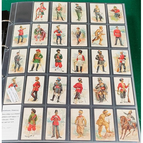 31 - Set of American Tobacco Military Uniform cards