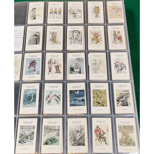 35 - Set of Carreras Famous Soldiers cards, plus set of Carreras War Cartoons cards