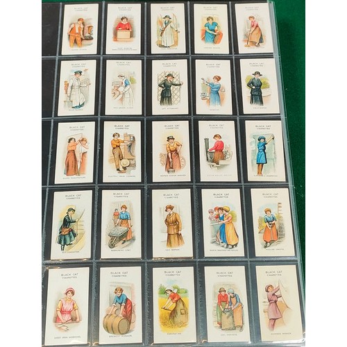 36 - Set of Carreras Women On War Work cards